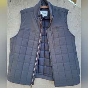 Orvis Men's Gray Quilted Vest
